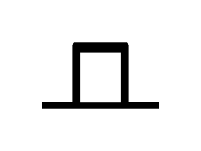 Alojamiento pestillo cierre banderola
